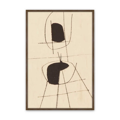[Color:Walnut], Picture of art in a Walnut frame