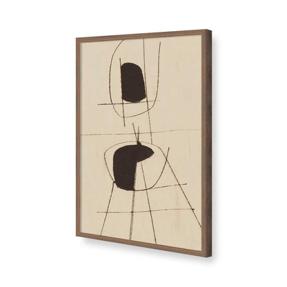 [Color:Walnut], Picture of art in a Walnut frame of the corner