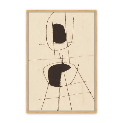 [Color:American Maple], Picture of art in a American Maple frame