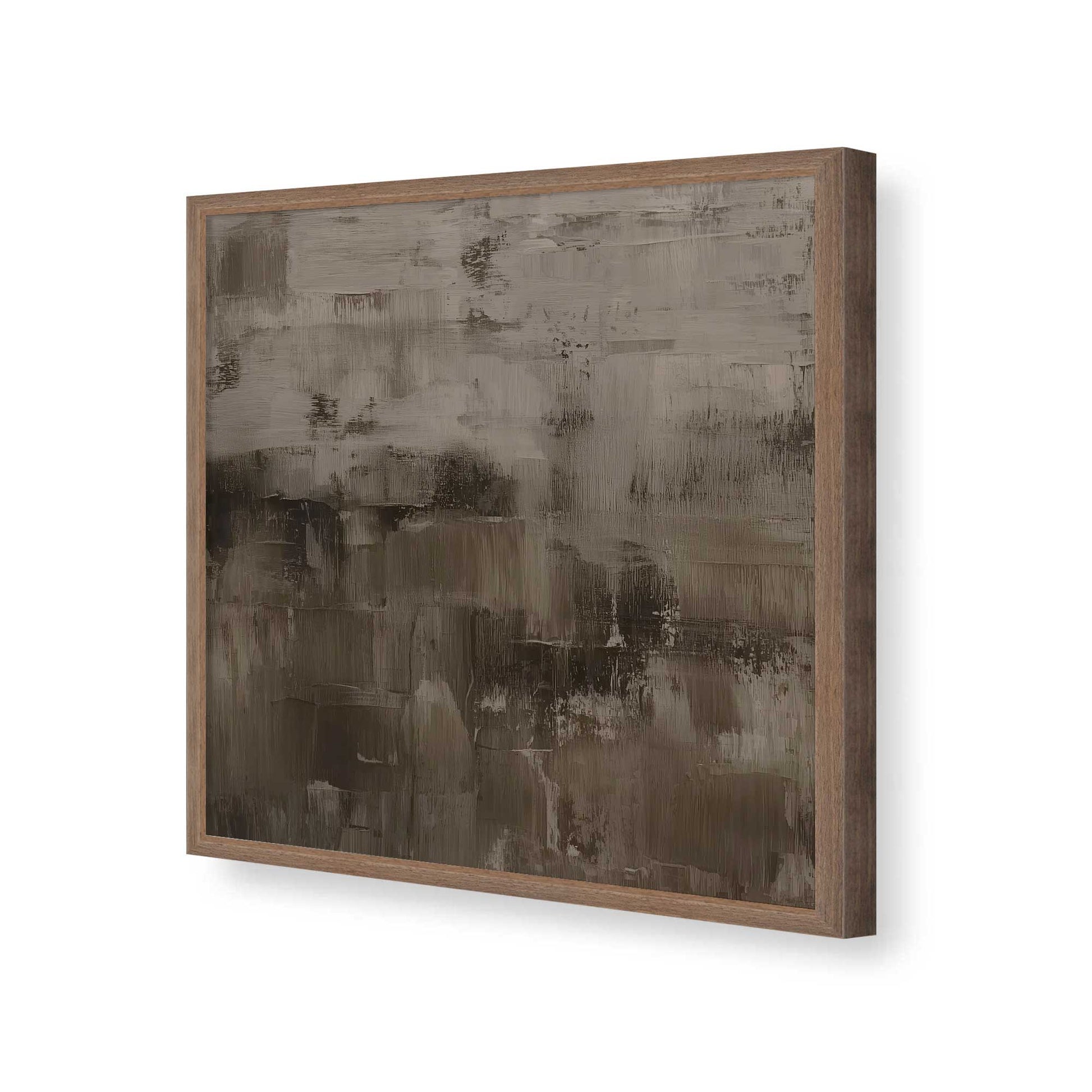 [Color:Walnut], Picture of art in a Walnut frame of the corner