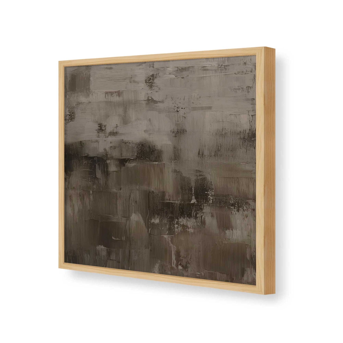 [Color:American Maple], Picture of art in a American Maple frame of the corner