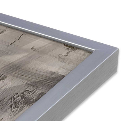 [Color:Polished Chrome], Picture of art in a Polished Chrome frame at an angle