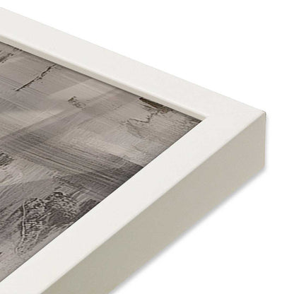[Color:Opaque White], Picture of art in a Opaque White frame at an angle