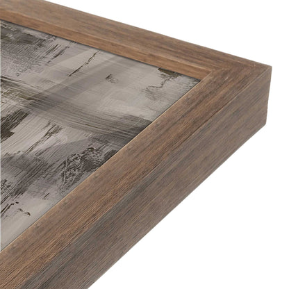 [Color:Walnut], Picture of art in a Walnut frame at an angle