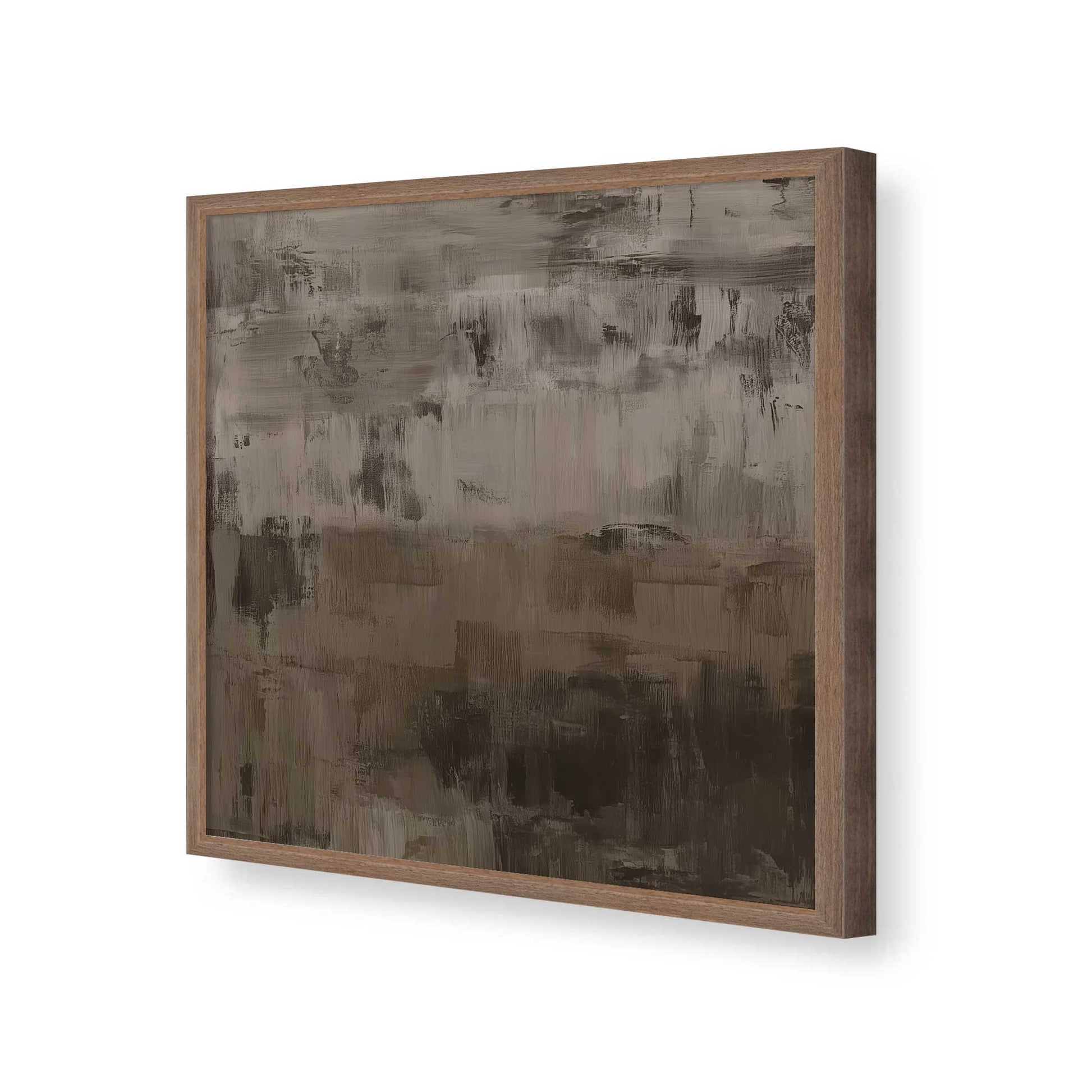 [Color:Walnut], Picture of art in a Walnut frame of the corner