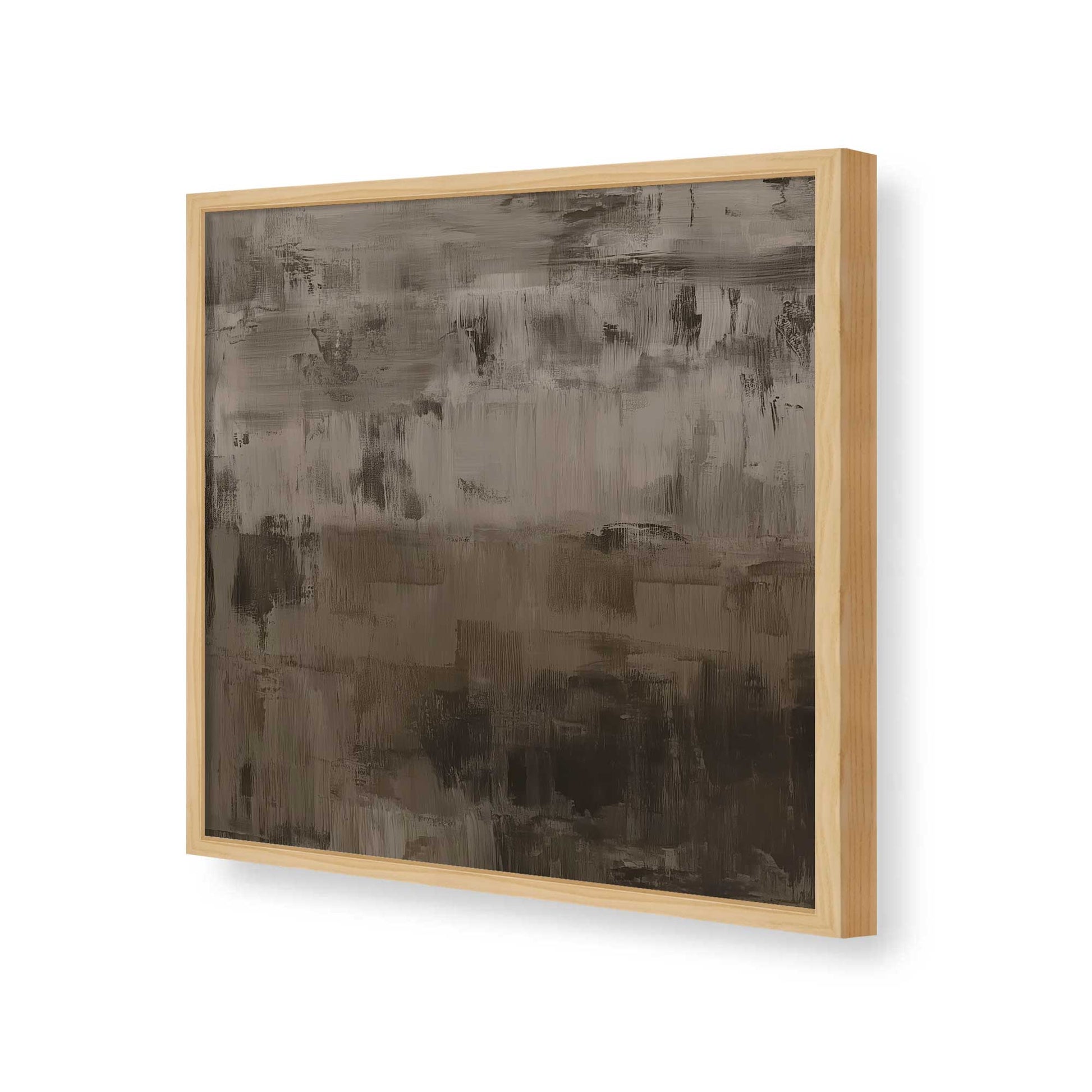 [Color:American Maple], Picture of art in a American Maple frame of the corner