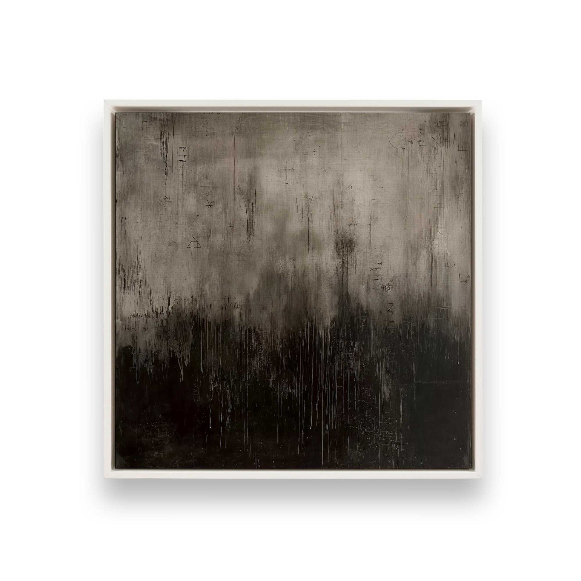 [Color:Opaque White], Picture of art in a White frame