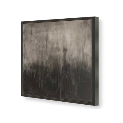 [Color:Satin Black], Picture of art in a Satin Black frame of the corner