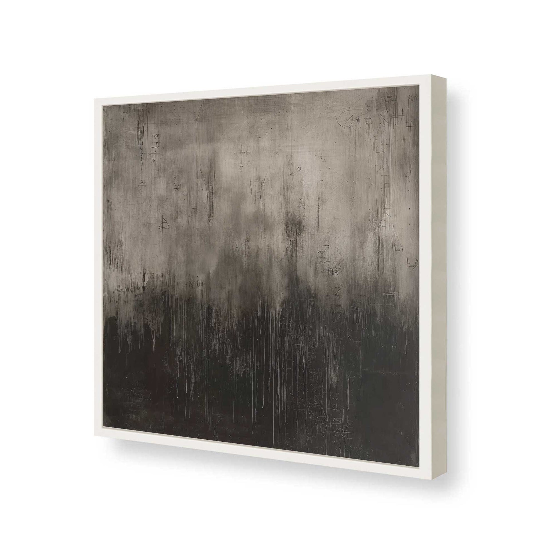 [Color:Opaque White], Picture of art in a Opaque White frame of the corner