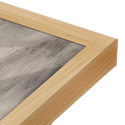 [Color:American Maple], Picture of art in a American Maple frame at an angle