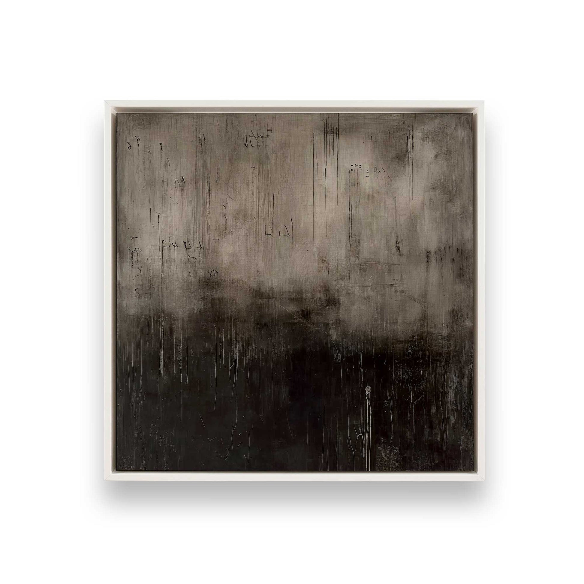 [Color:Opaque White], Picture of art in a White frame