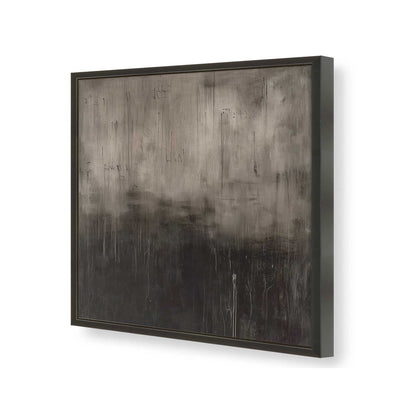 [Color:Satin Black], Picture of art in a Satin Black frame of the corner