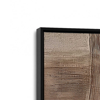 [Color:Satin Black], Picture of art in a Satin Black frame at an angle