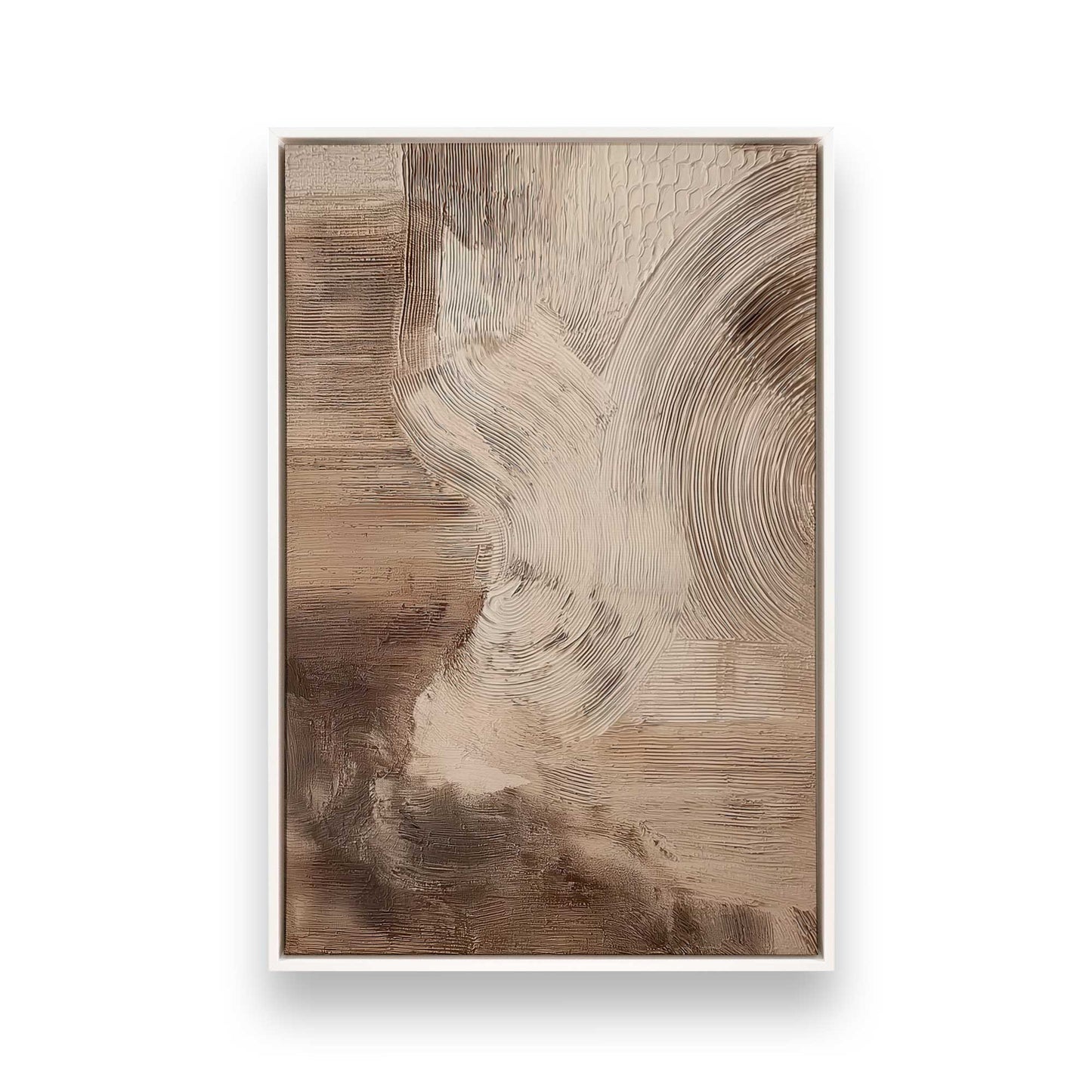 [Color:Opaque White], Picture of art in a White frame