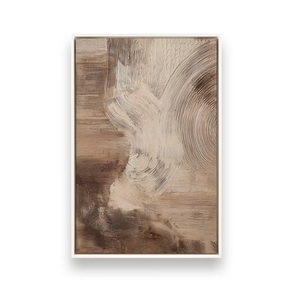 [Color:Opaque White], Picture of art in a White frame