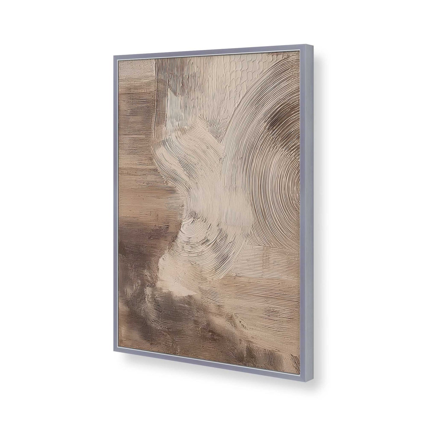 [Color:Polished Chrome], Picture of art in a Polished Chrome frame of the corner