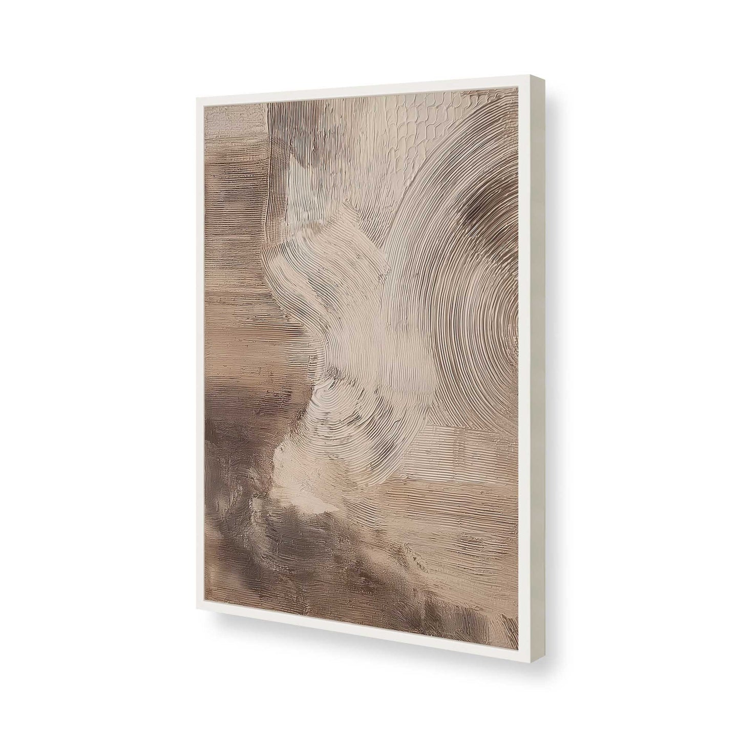 [Color:Opaque White], Picture of art in a Opaque White frame of the corner