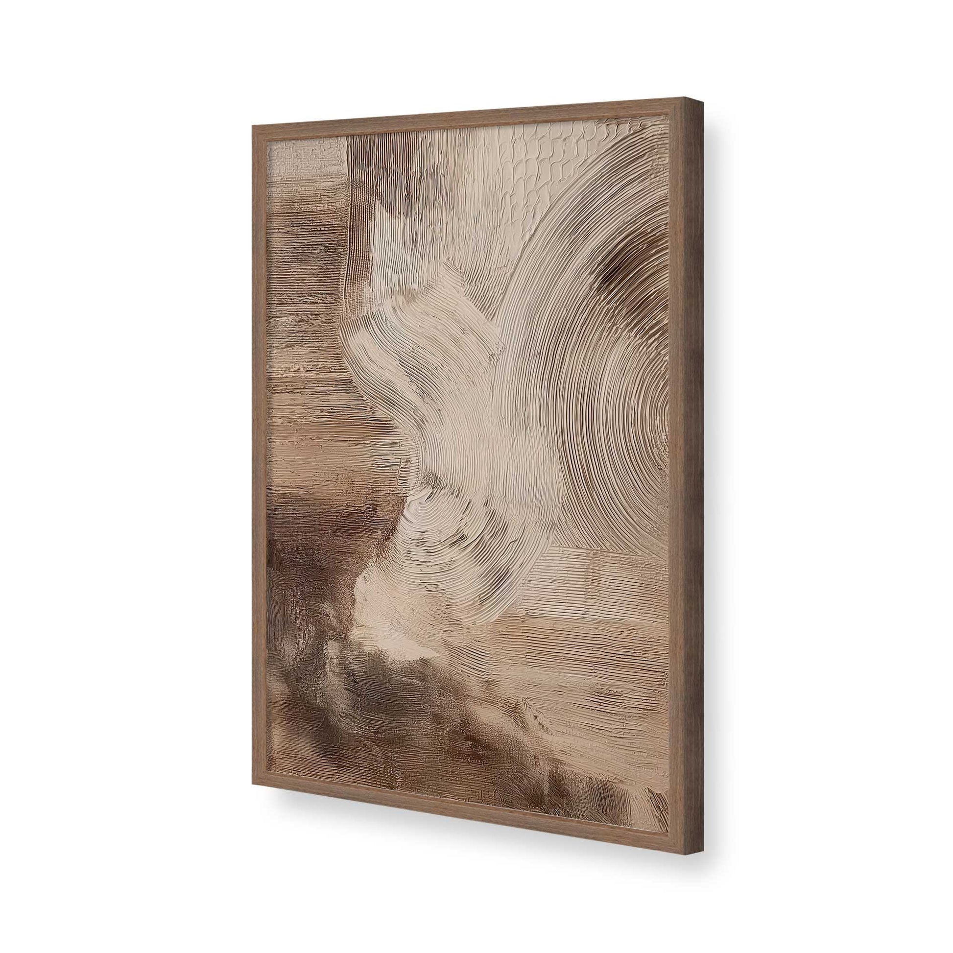 [Color:Walnut], Picture of art in a Walnut frame of the corner