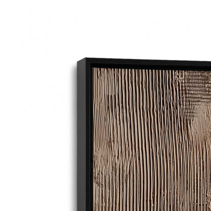 [Color:Satin Black], Picture of art in a Satin Black frame at an angle