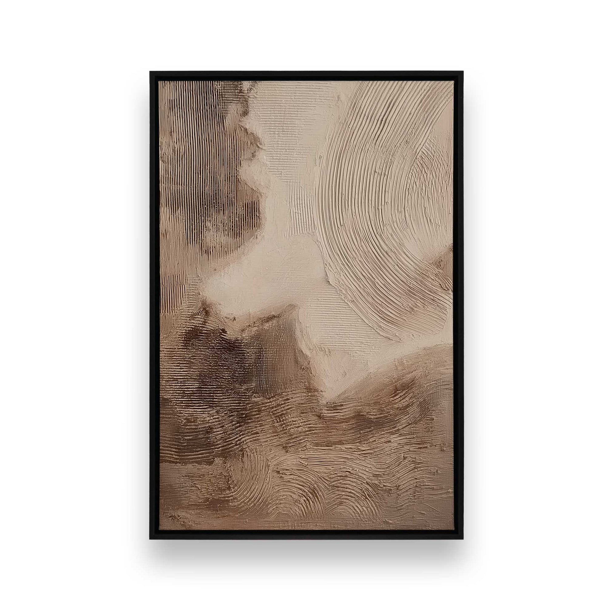 [Color:Satin Black], Picture of art in a Satin Black frame