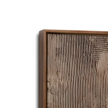 [Color:Walnut], Picture of art in a Walnut frame at an angle