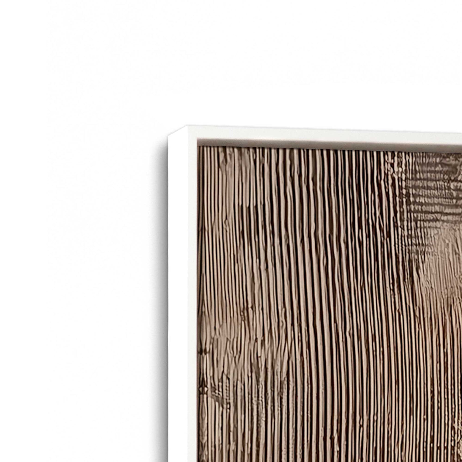 [Color:Opaque White], Picture of art in a White frame at an angle