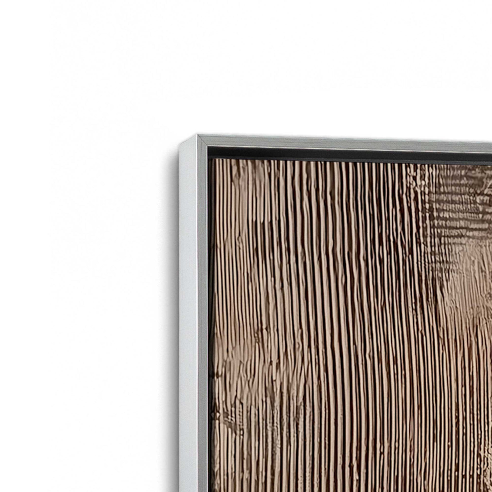 [Color:Polished Chrome], Picture of art in a Polished Chrome frame at an angle