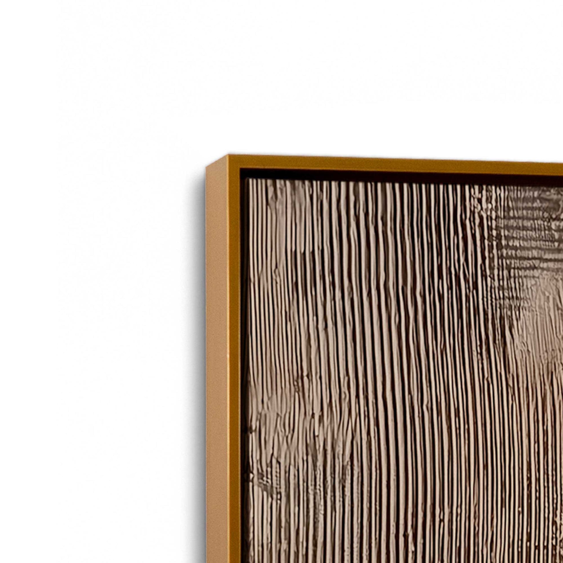 [Color:Polished Gold], Picture of art in a Polished Gold frame at an angle