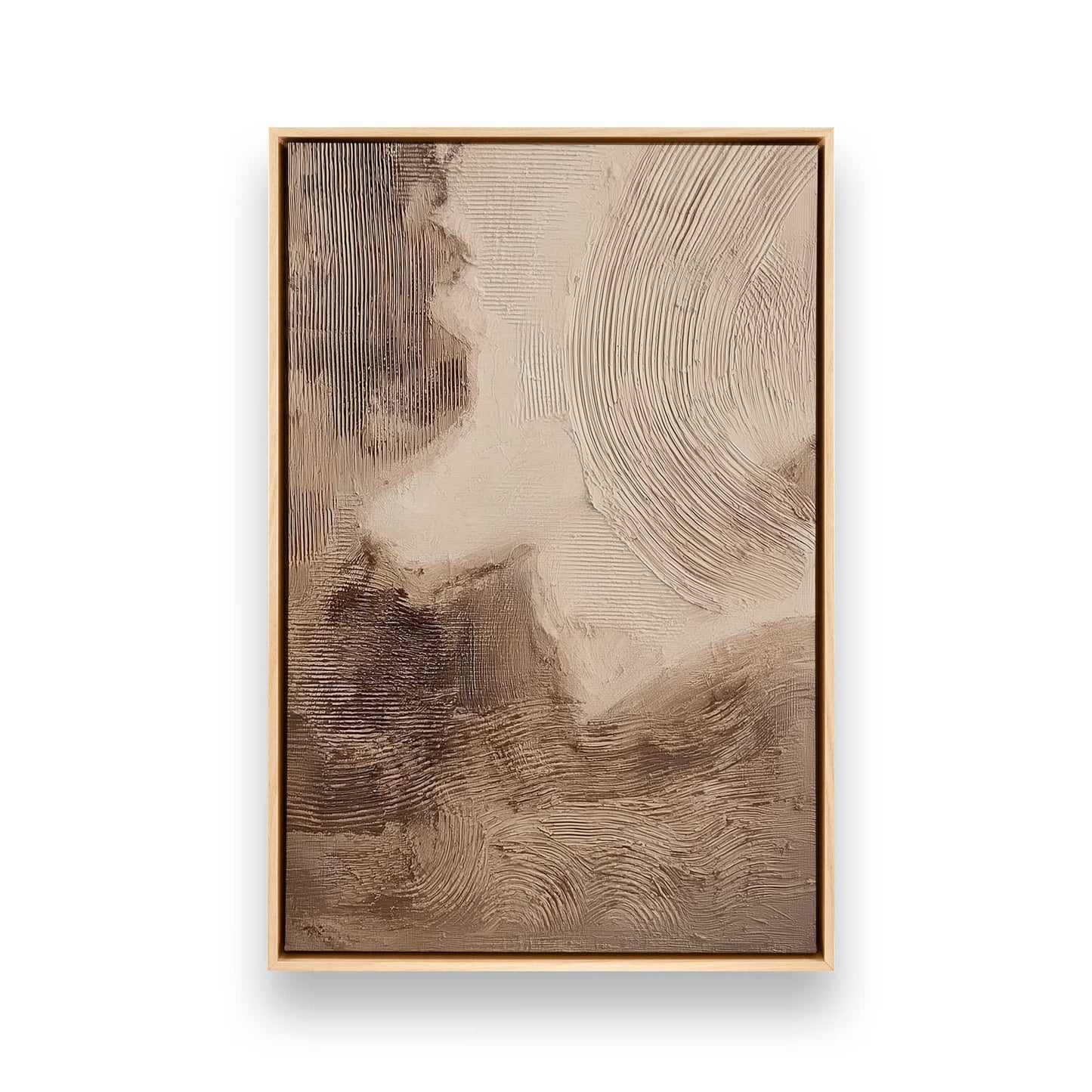 [Color:American Maple], Picture of art in a American Maple frame