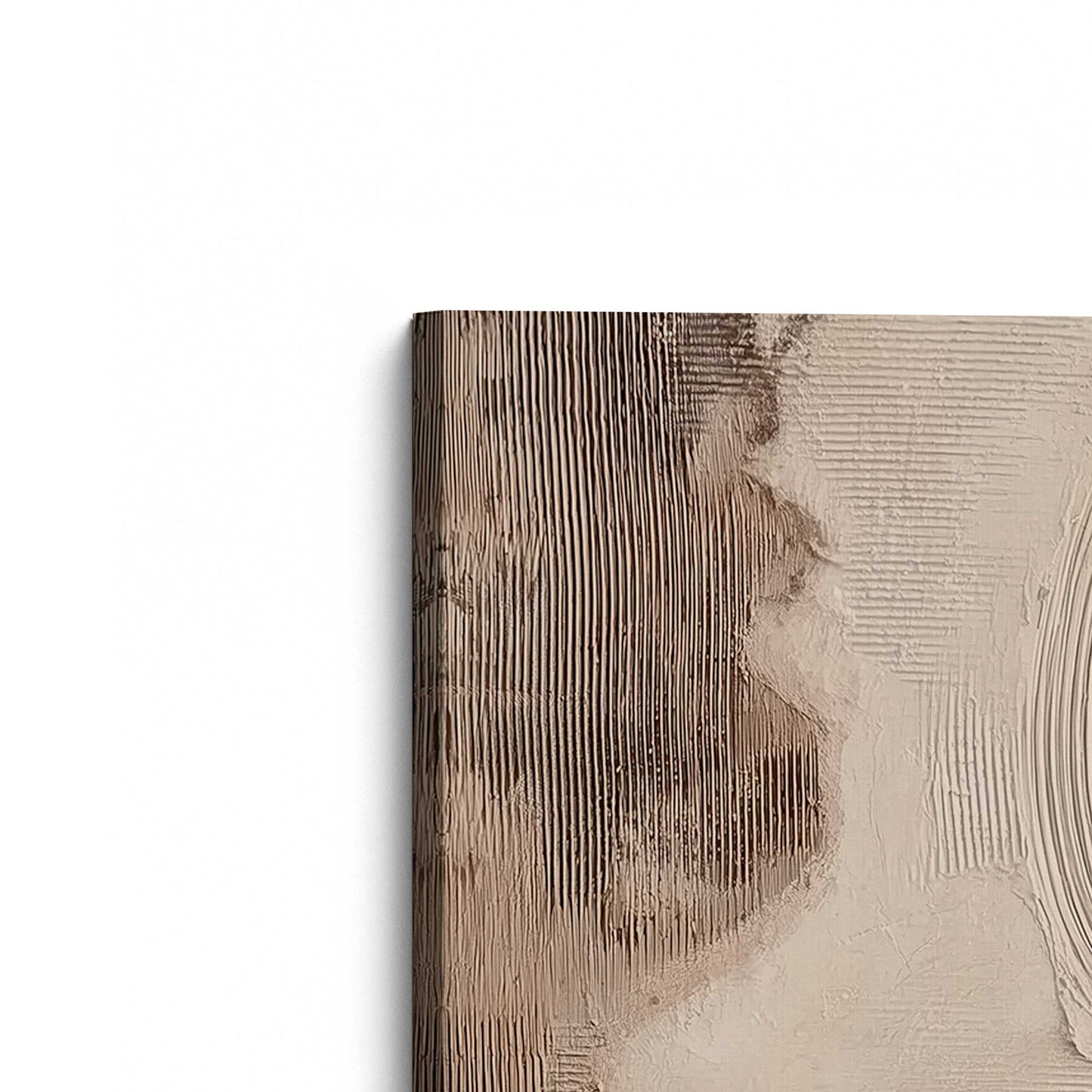[Color:Stretched Canvas], Picture of the corner of the art