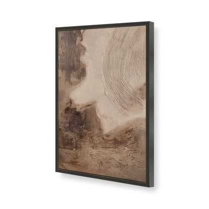 [Color:Satin Black], Picture of art in a Satin Black frame of the corner