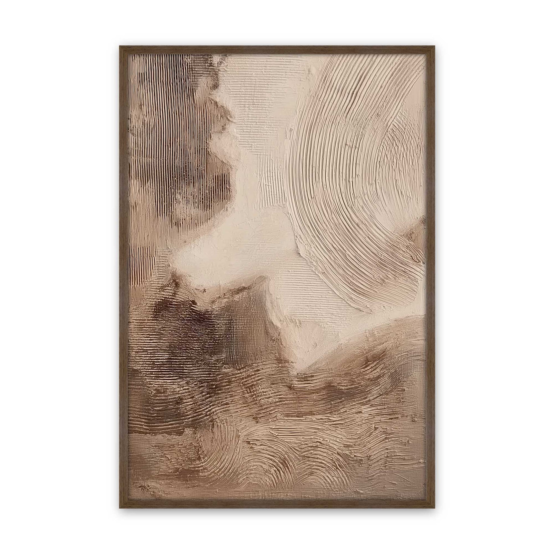 [Color:Walnut], Picture of art in a Walnut frame