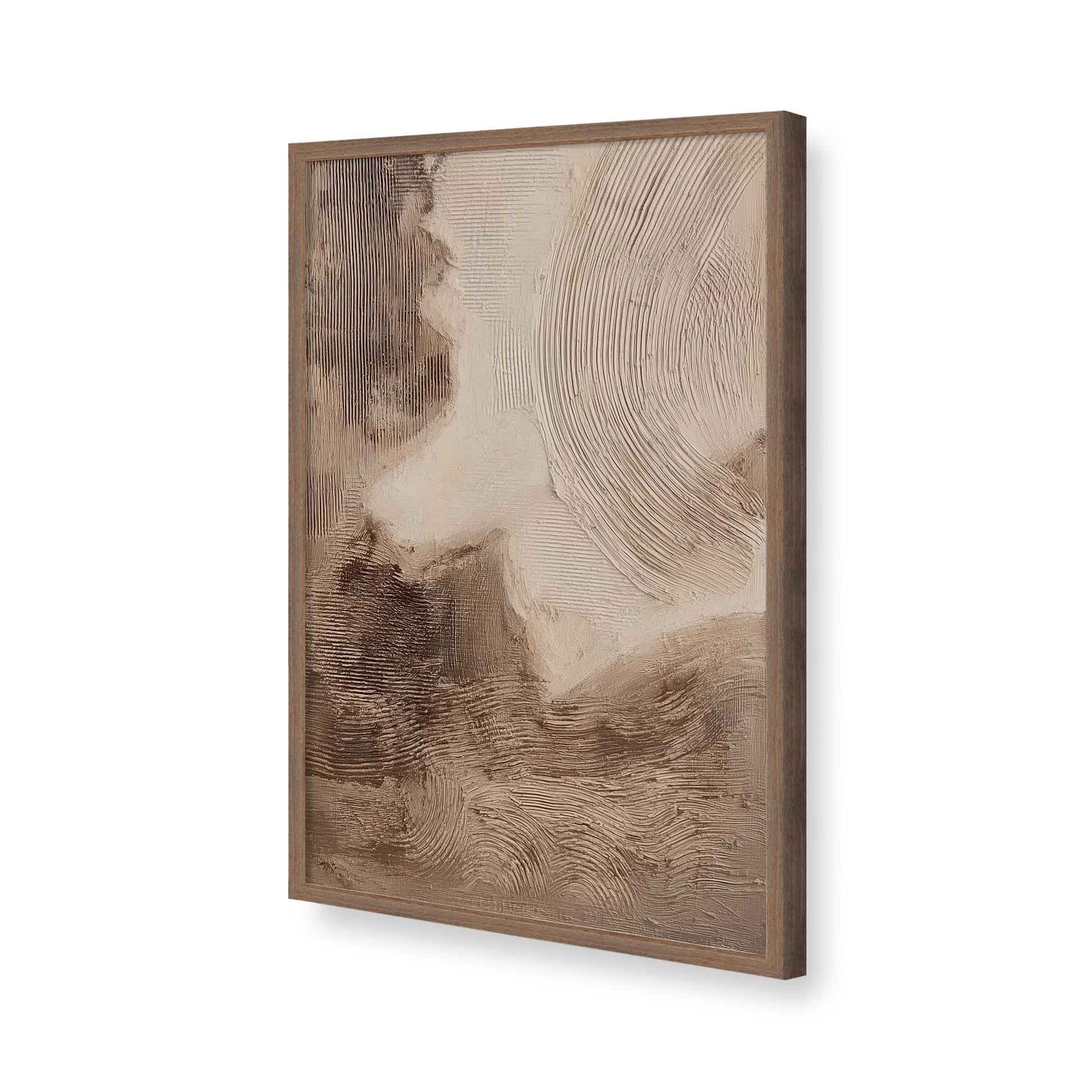 [Color:Walnut], Picture of art in a Walnut frame of the corner