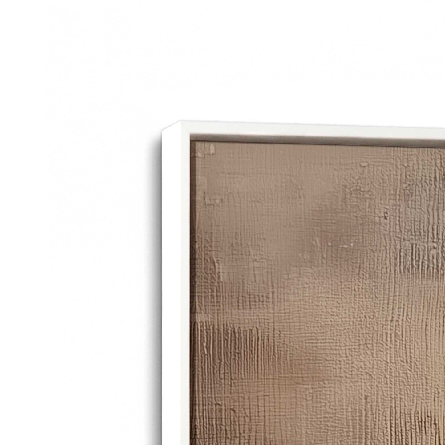 [Color:Opaque White], Picture of art in a White frame at an angle
