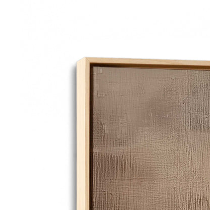 [Color:American Maple], Picture of art in a American Maple frame at an angle