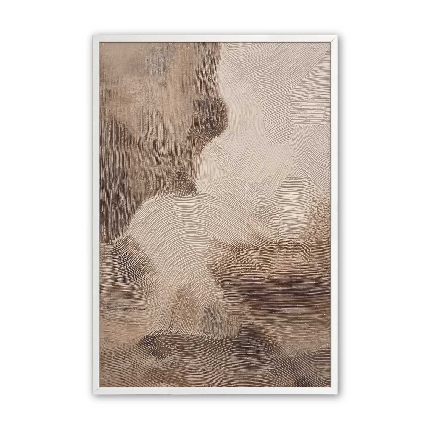 [Color:Opaque White], Picture of art in a Opaque White frame