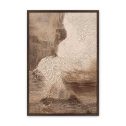[Color:Brown], Picture of art in a Brown frame