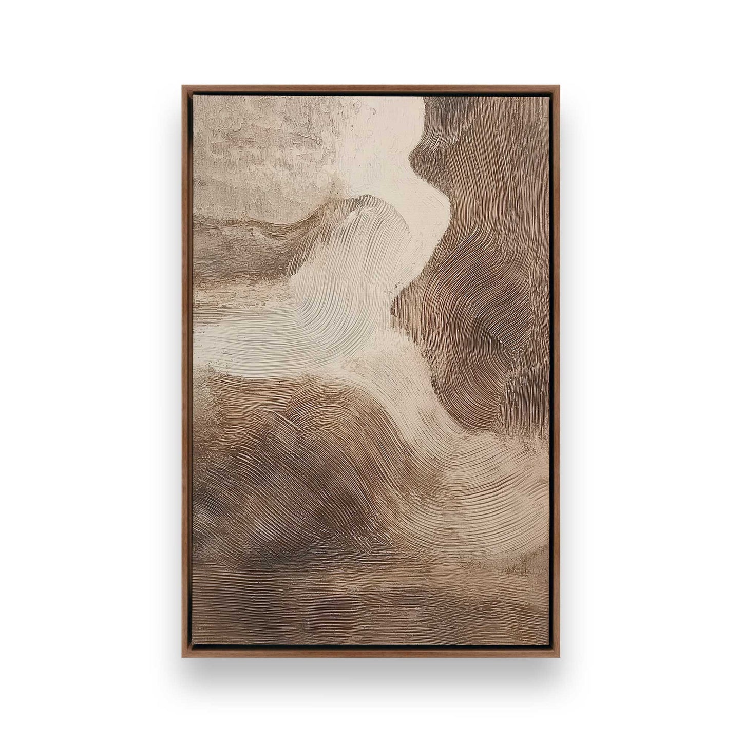 [Color:Walnut], Picture of art in a Walnut frame