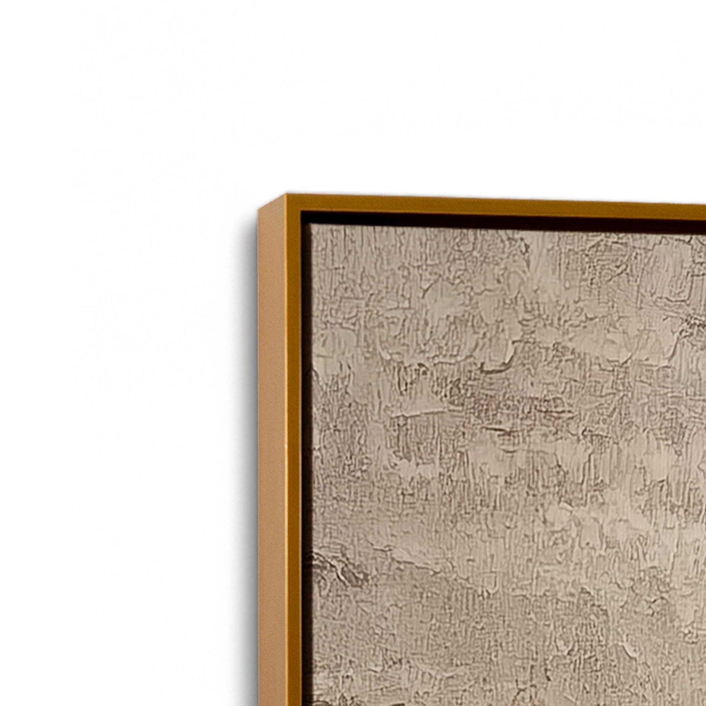 [Color:Polished Gold], Picture of art in a Polished Gold frame at an angle