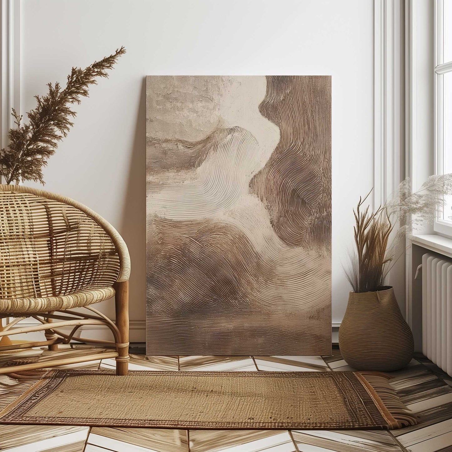 Picture of art in a room