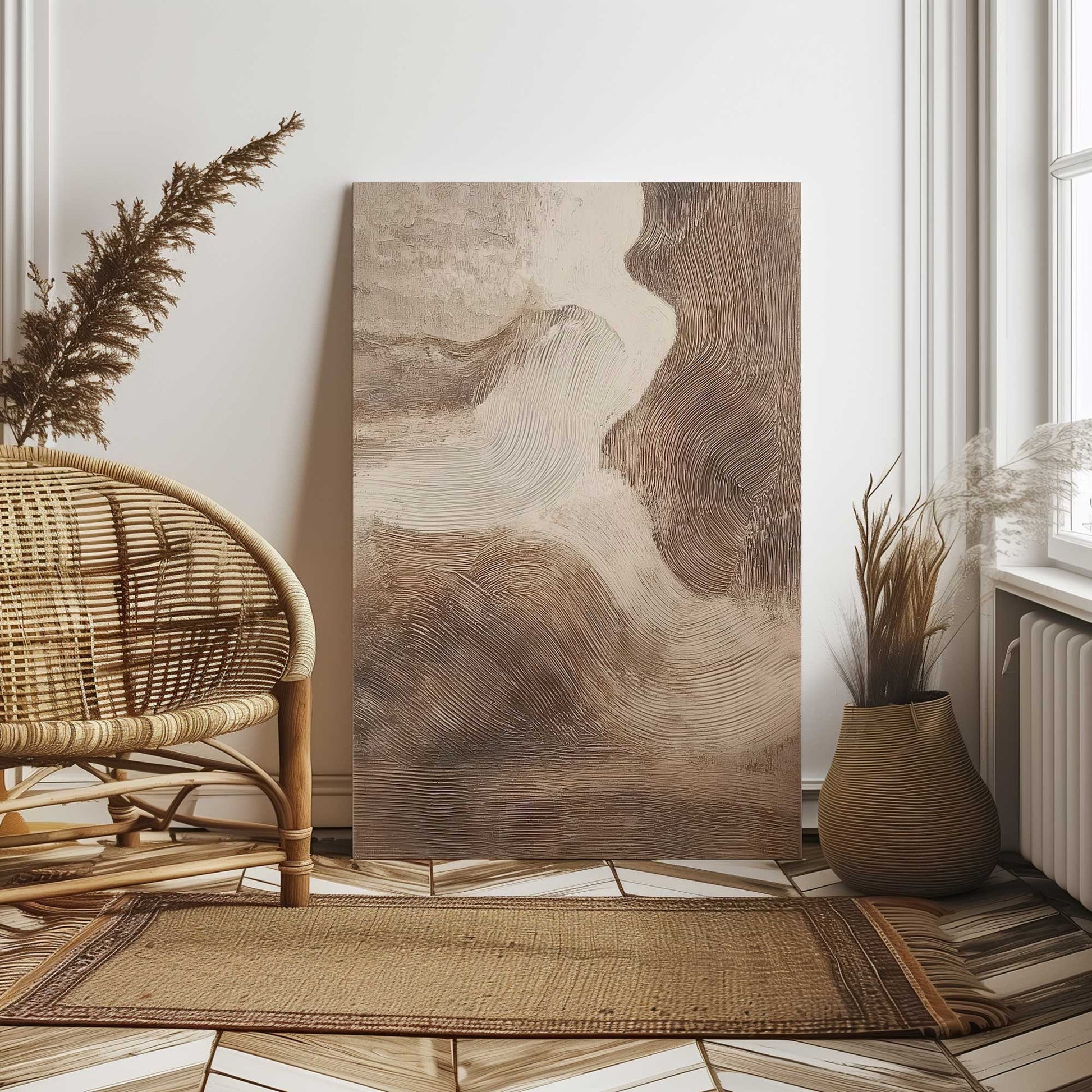 Picture of art in a room