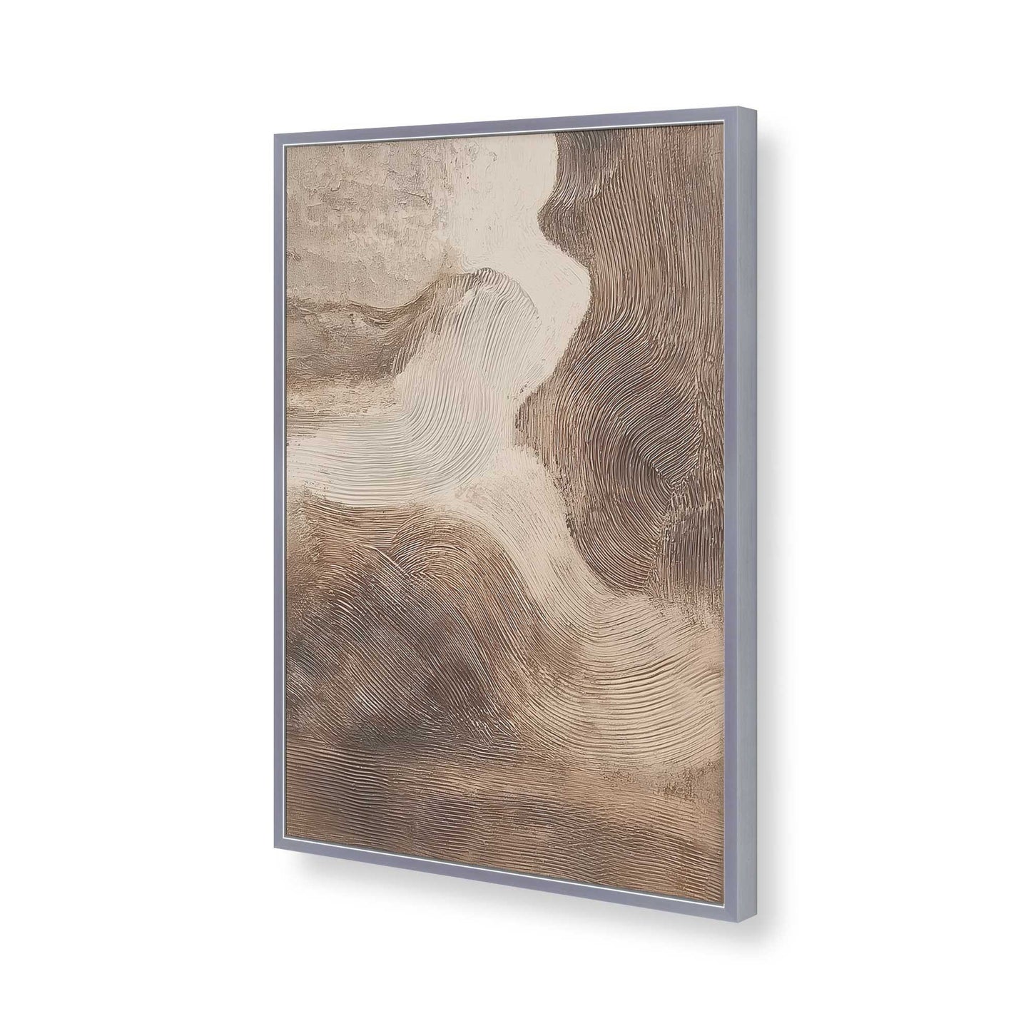 [Color:Polished Chrome], Picture of art in a Polished Chrome frame of the corner