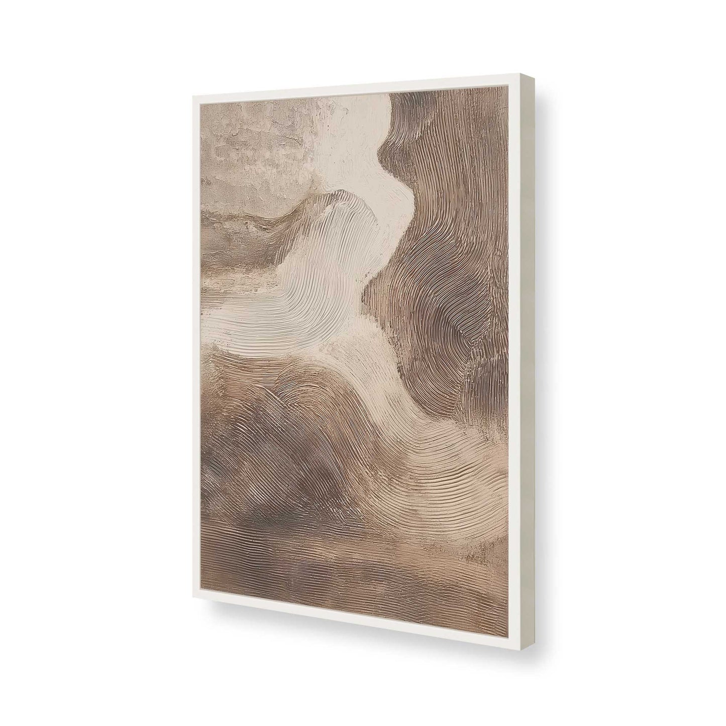 [Color:Opaque White], Picture of art in a Opaque White frame of the corner