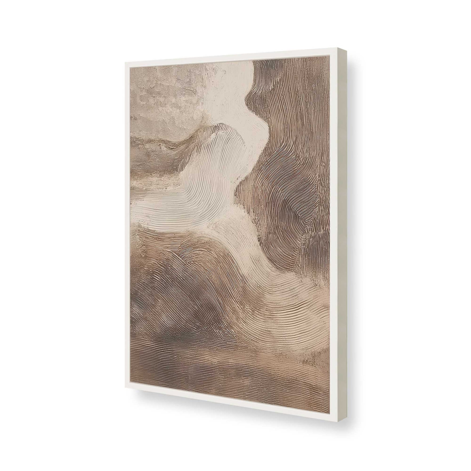 [Color:Opaque White], Picture of art in a Opaque White frame of the corner