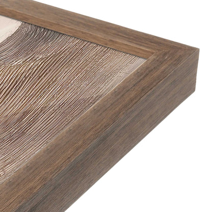 [Color:Walnut], Picture of art in a Walnut frame at an angle