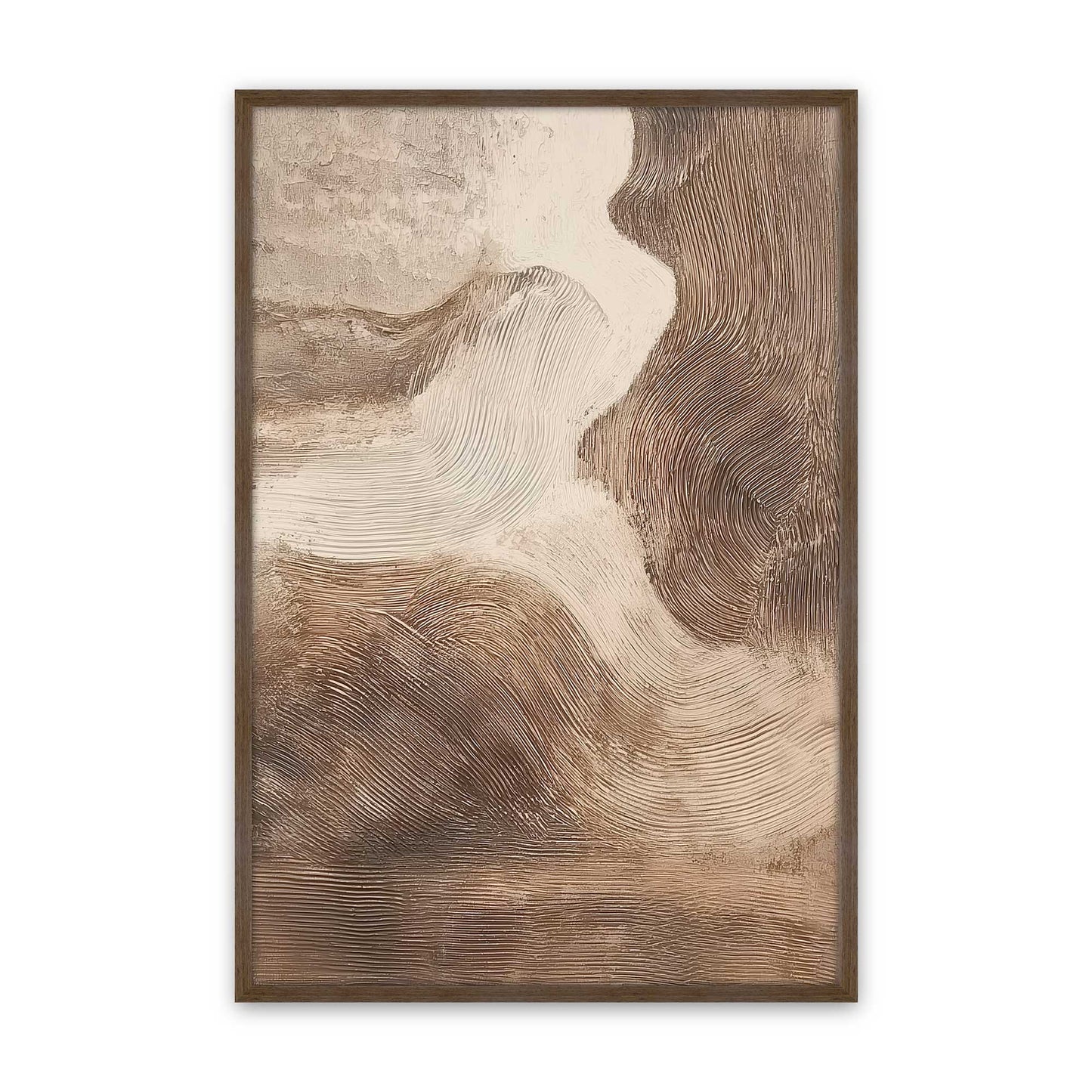 [Color:Walnut], Picture of art in a Walnut frame