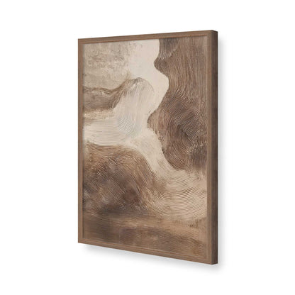 [Color:Walnut], Picture of art in a Walnut frame of the corner