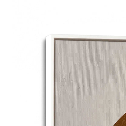 [Color:Opaque White], Picture of art in a White frame at an angle
