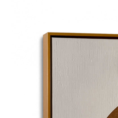 [Color:Polished Gold], Picture of art in a Polished Gold frame at an angle