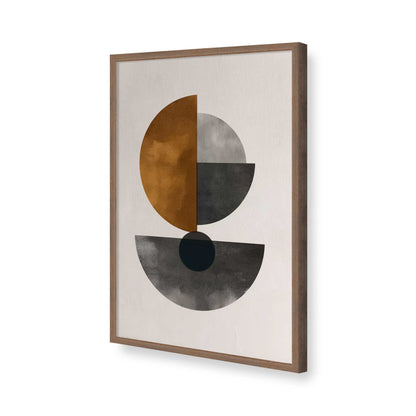 [Color:Walnut], Picture of art in a Walnut frame of the corner